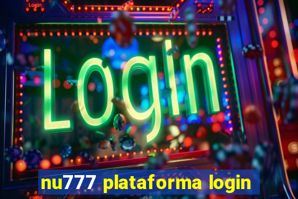 nu777 plataforma login